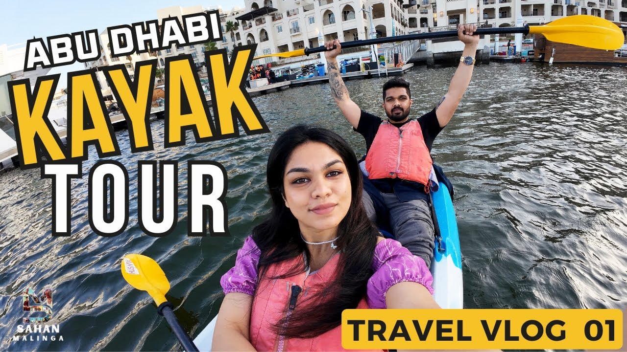 Kayaking in Eastern Mangroves - Abu Dhabi | ඔරු සවාරිය 