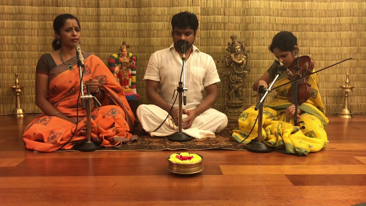 Thirupaavai 27 - kUdArai vellum sIr - Poorvikalyani - Kunnakudi Balamurali Krishna & Akkarai sisters