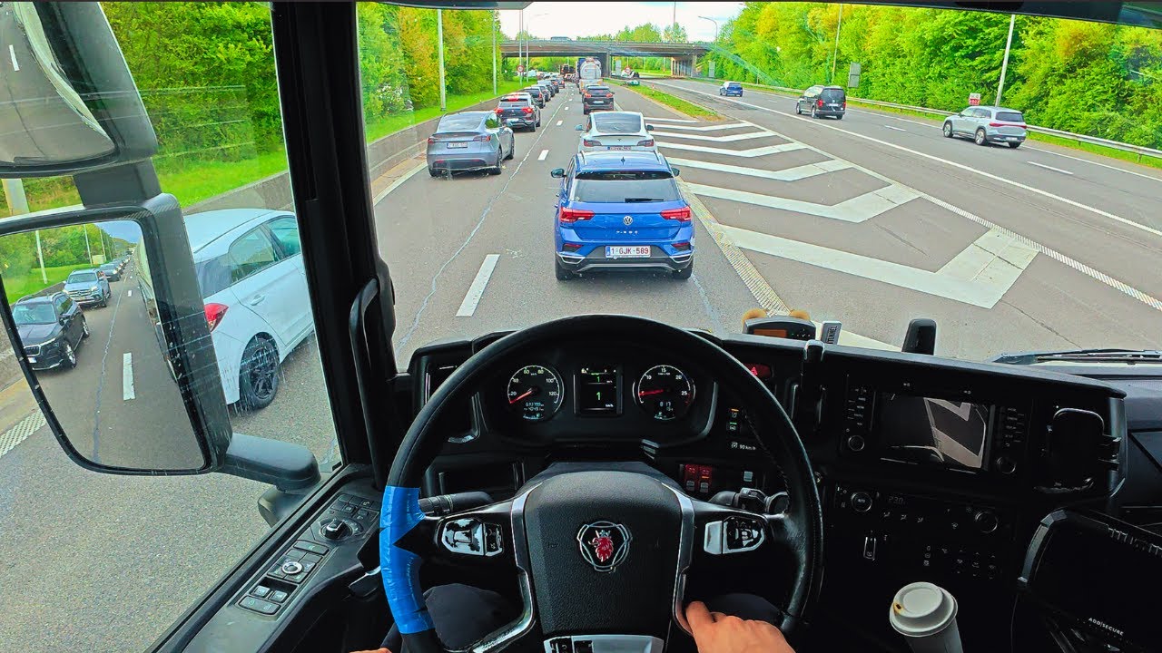 POV 4K Scania R410 Truck Drive — What Will the Future of Trucks Look Like?