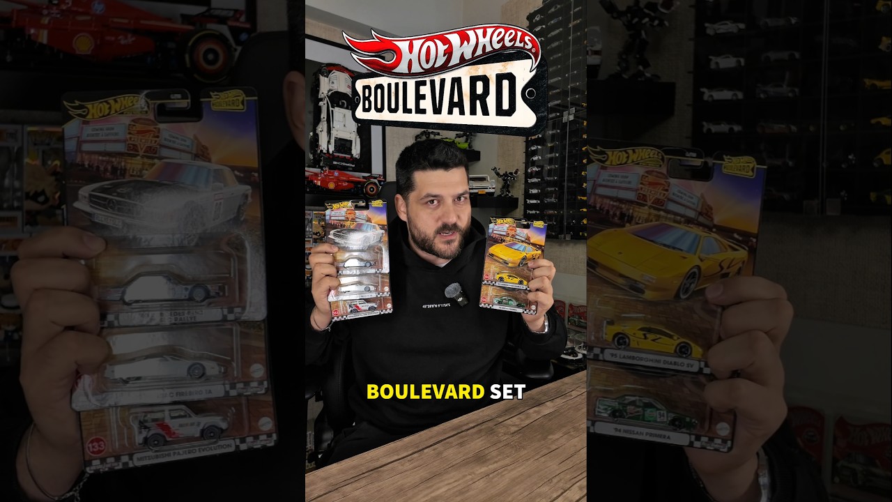 🔥 Yeni Hot Wheels Premium Boulevard Set sonunda elimde! #hotwheels