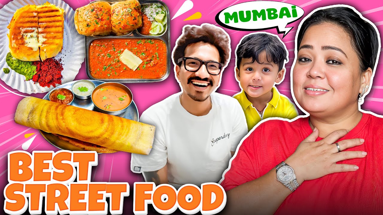 Humne Khaya Mumbai Ka Best Street Food 😍 | Bharti Singh | Haarsh Limbachiyaa | Golla