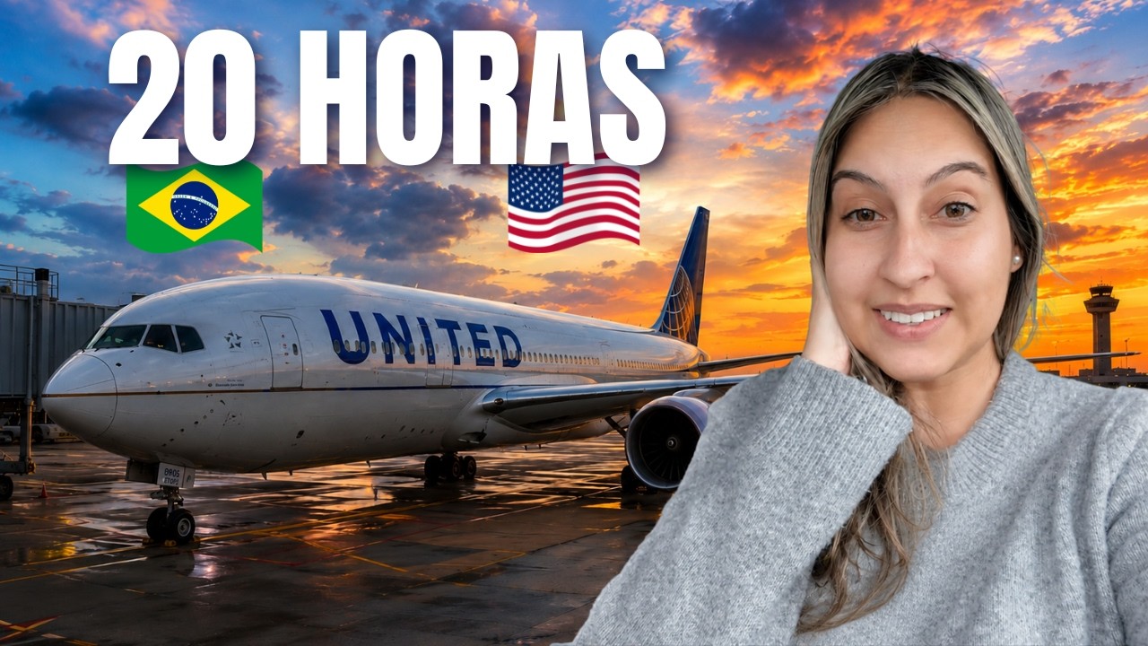 20 HORAS VIAJANDO! Finalmente chegamos em Orlando 🇺🇸