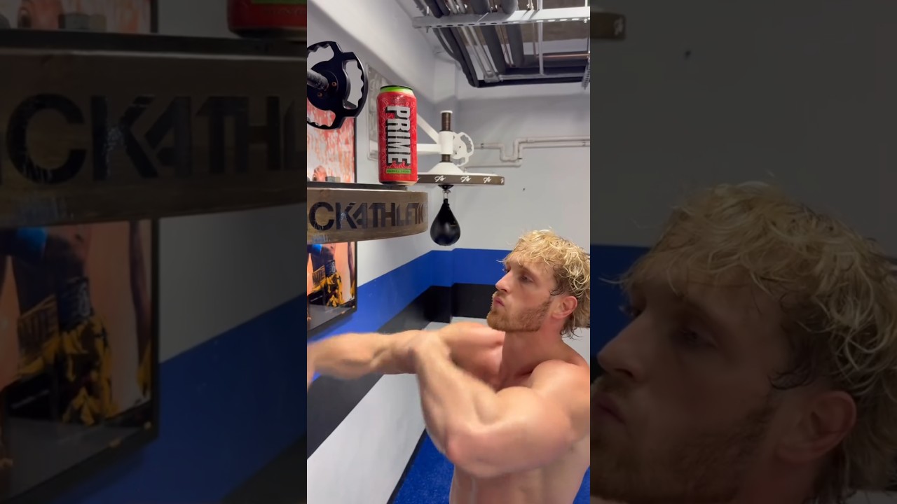 Logan Paul is in his PRIME!!#drinkprime #primehydration #prime #loganpaul #ksi #wwe #lunchly #shorts