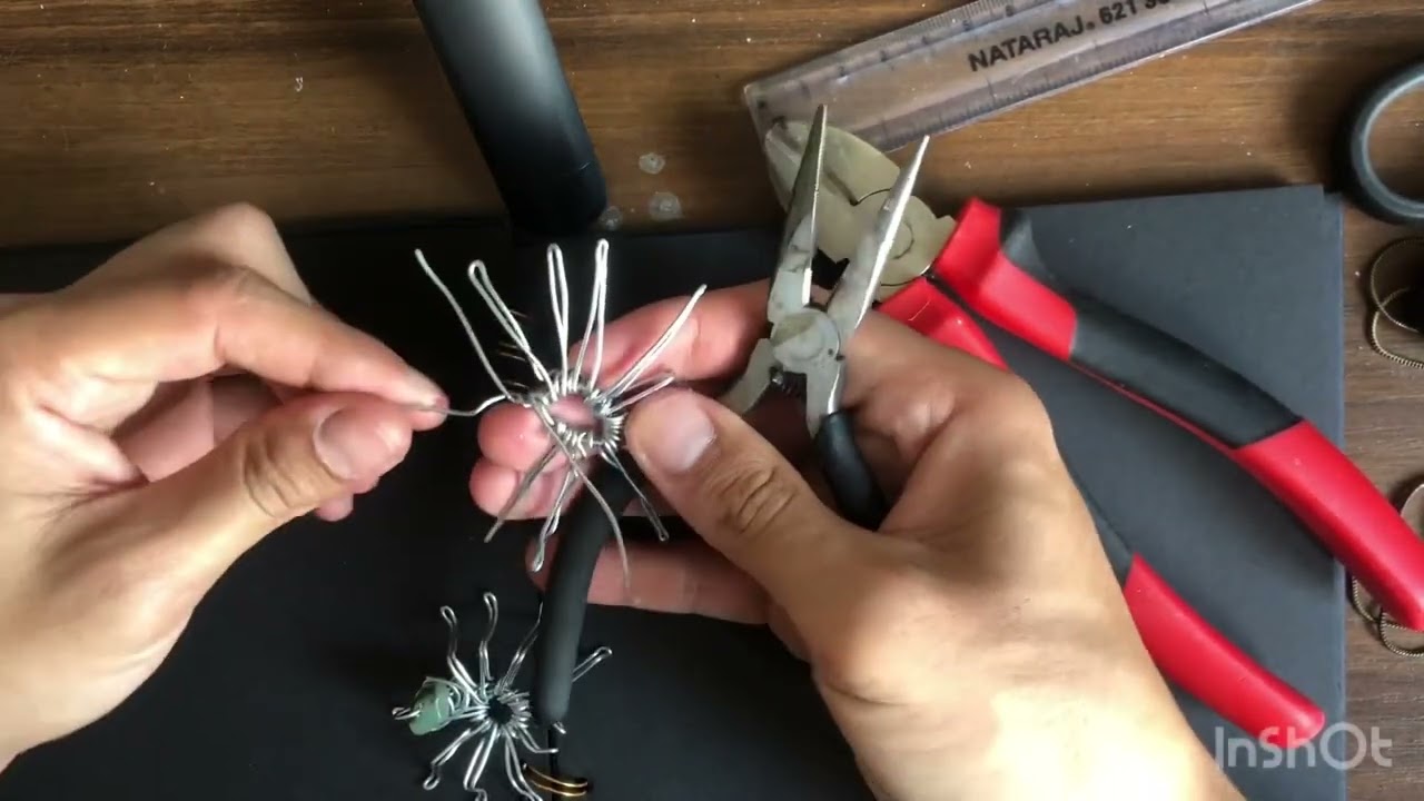 Tutorial araña en alambre                         wire spider tutorial