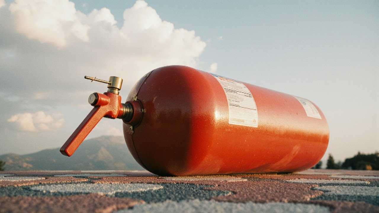 A SMART IDEA from an old FIRE EXTINGUISHER for relaxation!!!