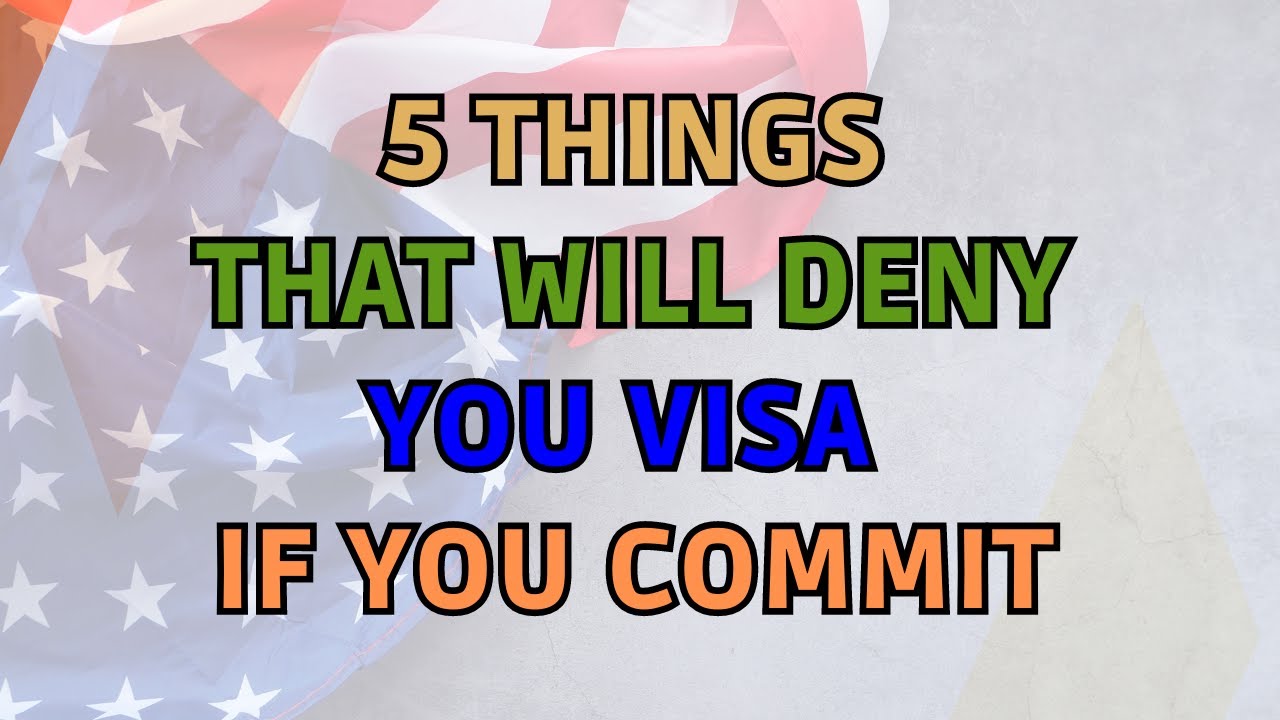 5 Things That Will Deny You The Diversity Visa During the Interview | Avoid Them At All Cost