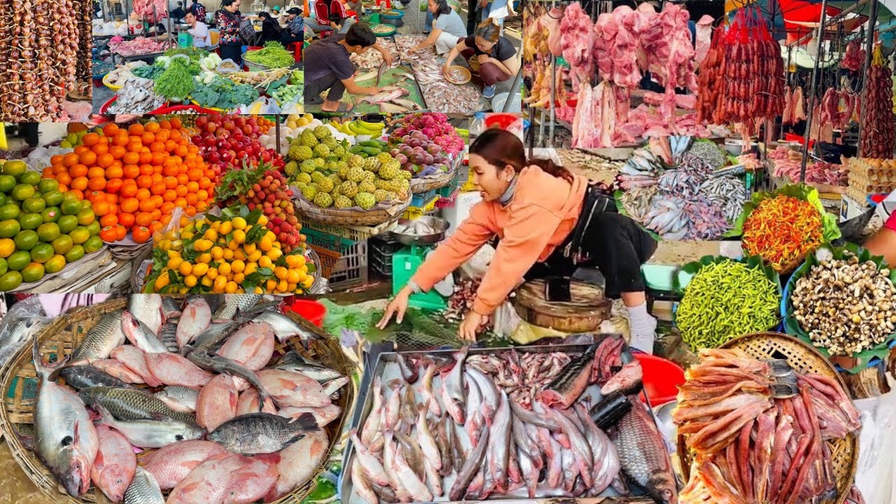 Best Fresh Market Compilation - A Wonderful Cambodian Food Show, Cheap Breakfast, Lunch, Dinner 