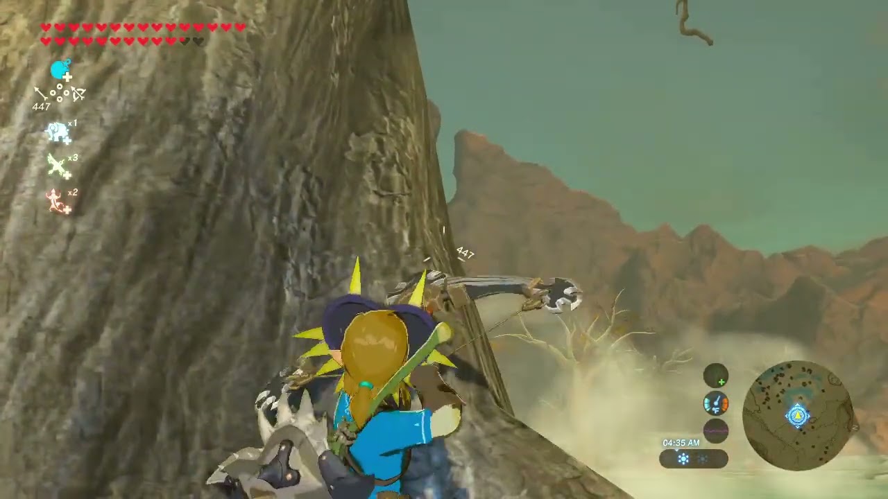 Fighting a Hinox while behind a tree