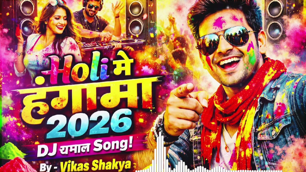 DJ Holi Hungama 2026 💃🕺 | Colorful Party Song | By - Sarthak LifeStyle 💘💘