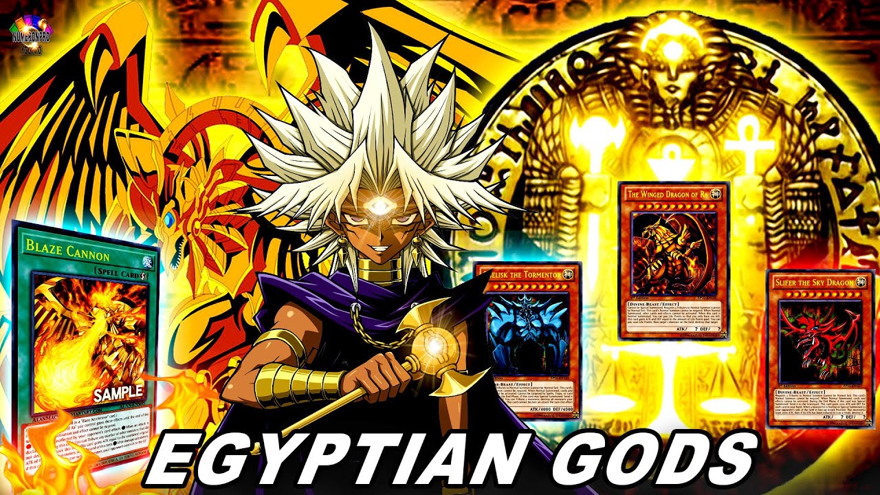 【YGOPRO】Egyptian God Deck God Blaze Cannon Volcanic Rocket Yugioh