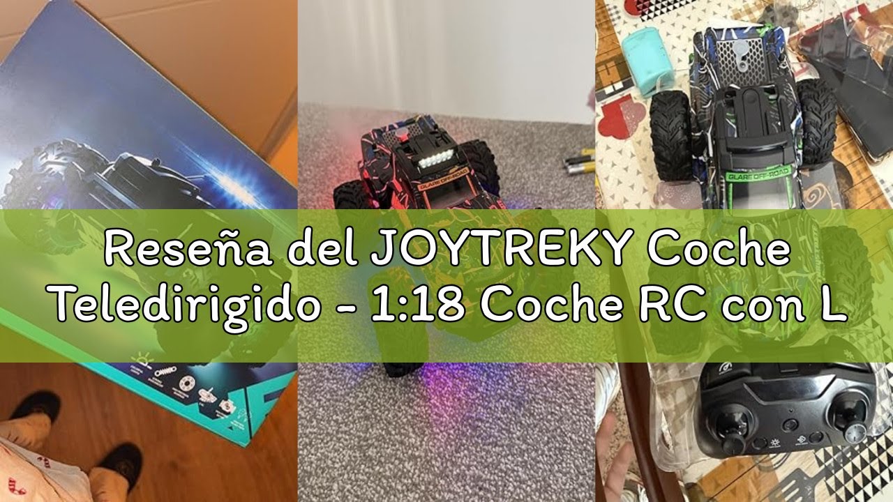 Rese&ntilde;a del JOYTREKY Coche Teledirigido - 1:18 Coche RC con Luces Led 25 Km/H RC Car con Pulverizador