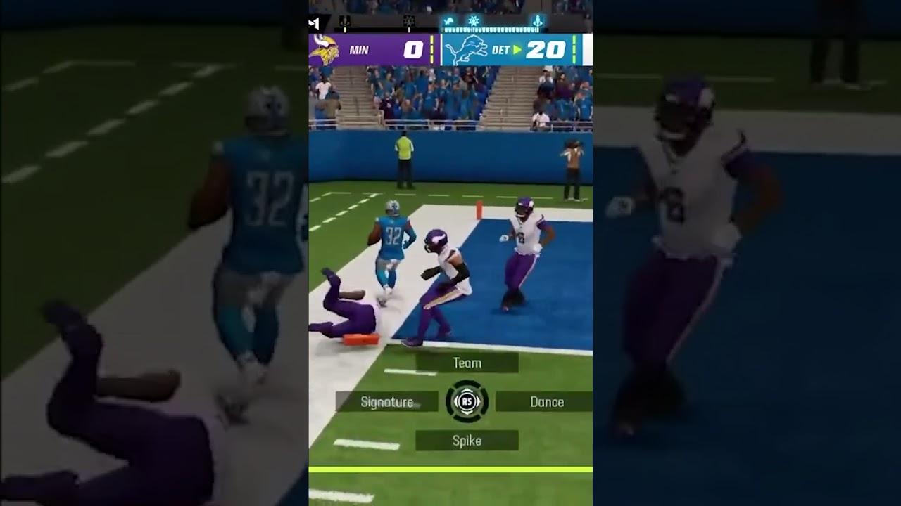 ALWAYS MAN UP THE RUNNING BACK! #shorts #madden23 #gaming #madden #nfl #tdbarrett
