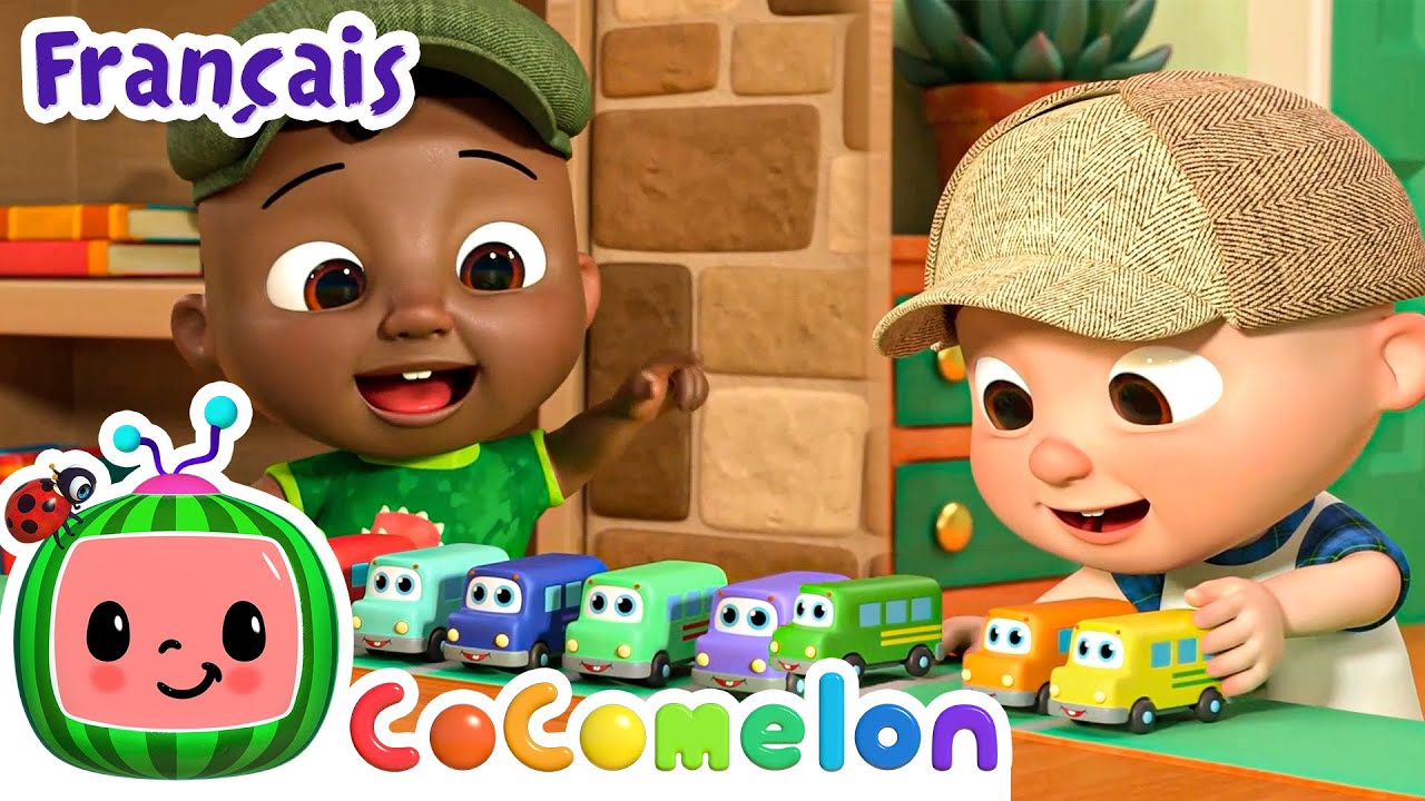 10 petits bus | | CoComelon en Fran&ccedil;ais | Chansons pour b&eacute;b&eacute;s