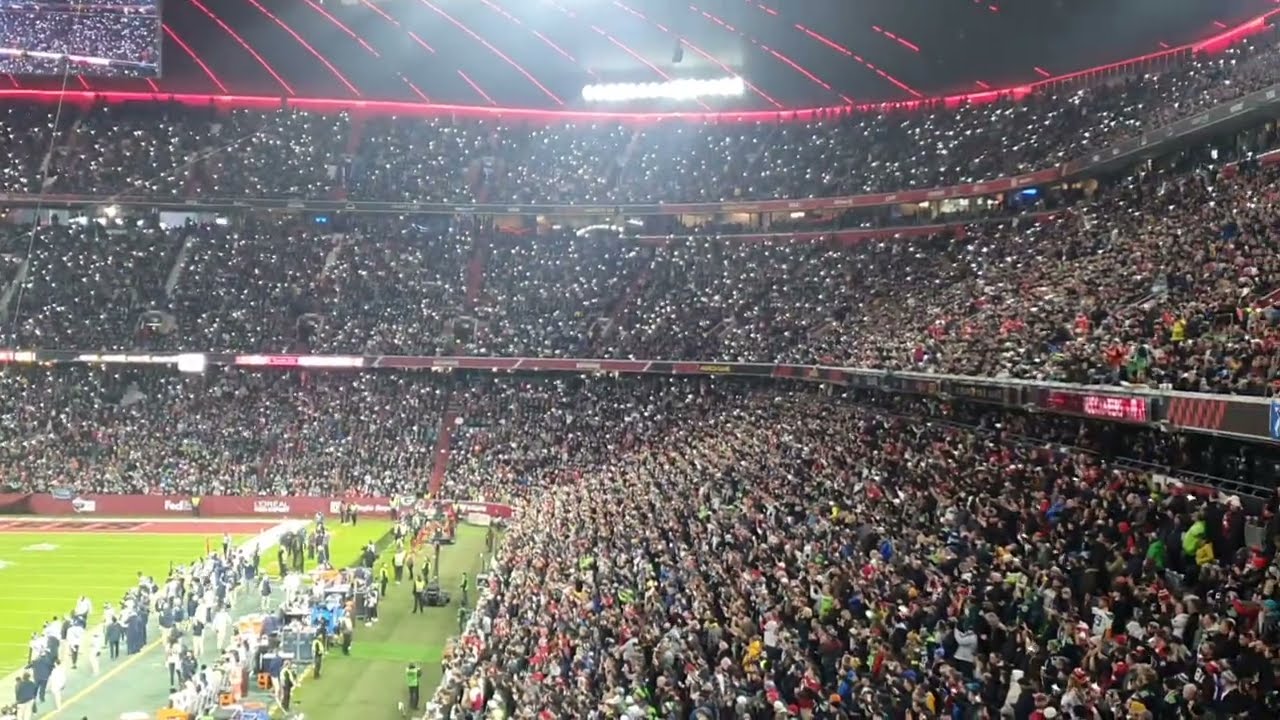 NFL Germany in Munich 2022 - Country Roads sung by the crowd #nflmunich #nfl #nflgermany