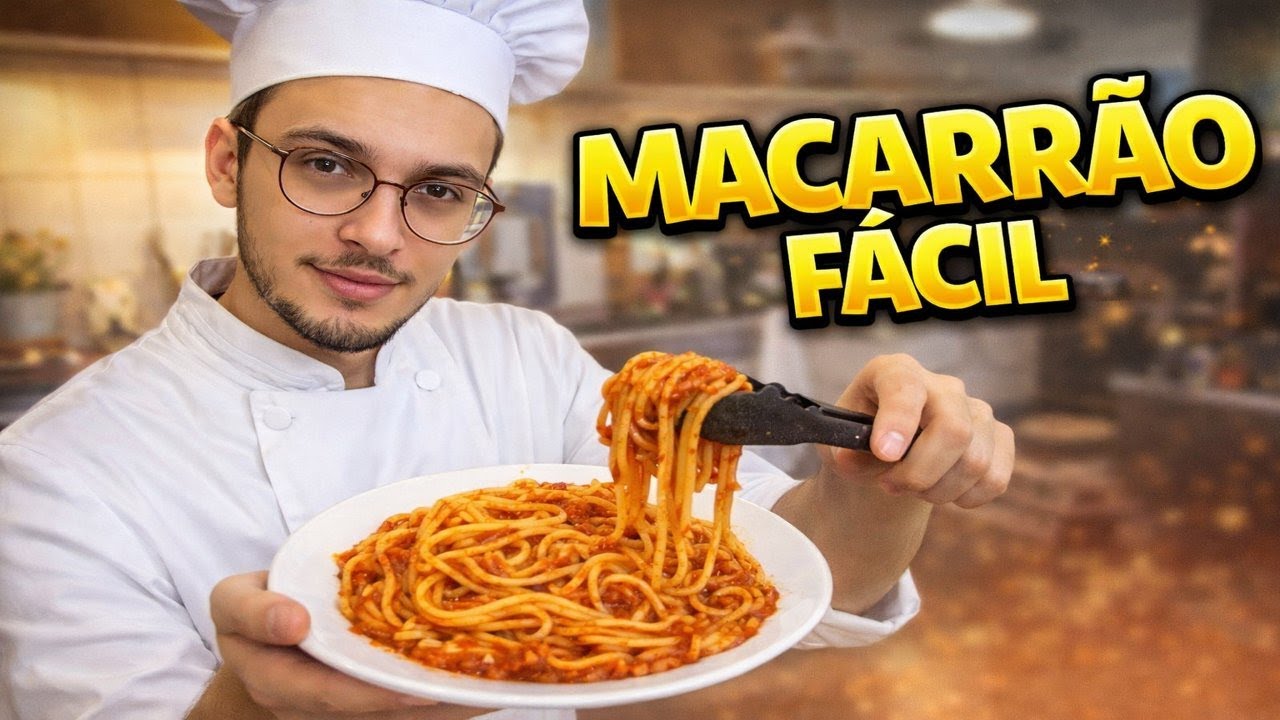 Como fazer macarrão simples e rápido (Cozinhando com Ury)