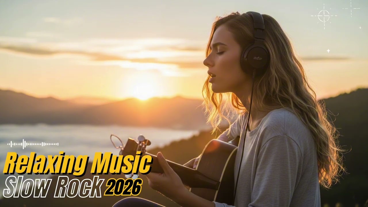 Slow Rock Morning Relaxation 🌅 Gentle Guitar Music to Start Your Day