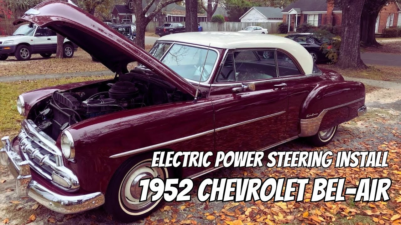 Electric Power Steering 1952 Chevrolet Bel Air