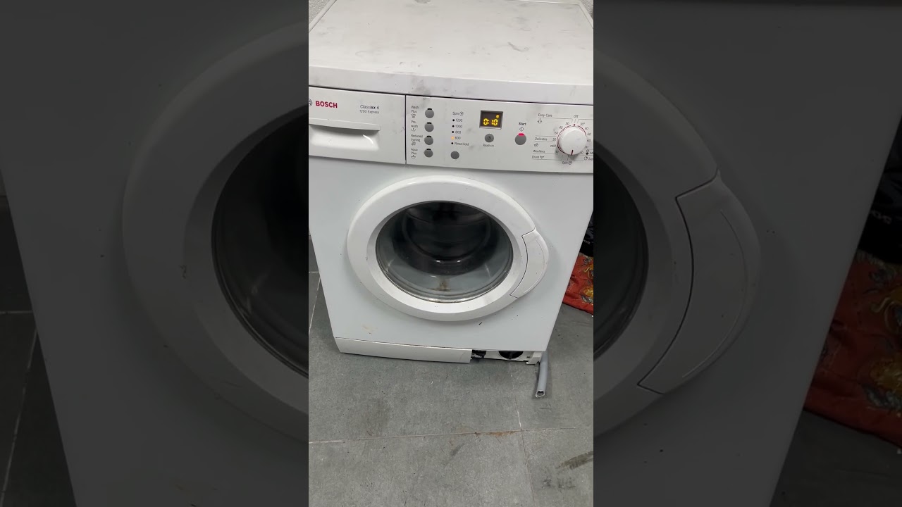 Bosch classix/97 very unbalanced spin only and jumping slowdown
