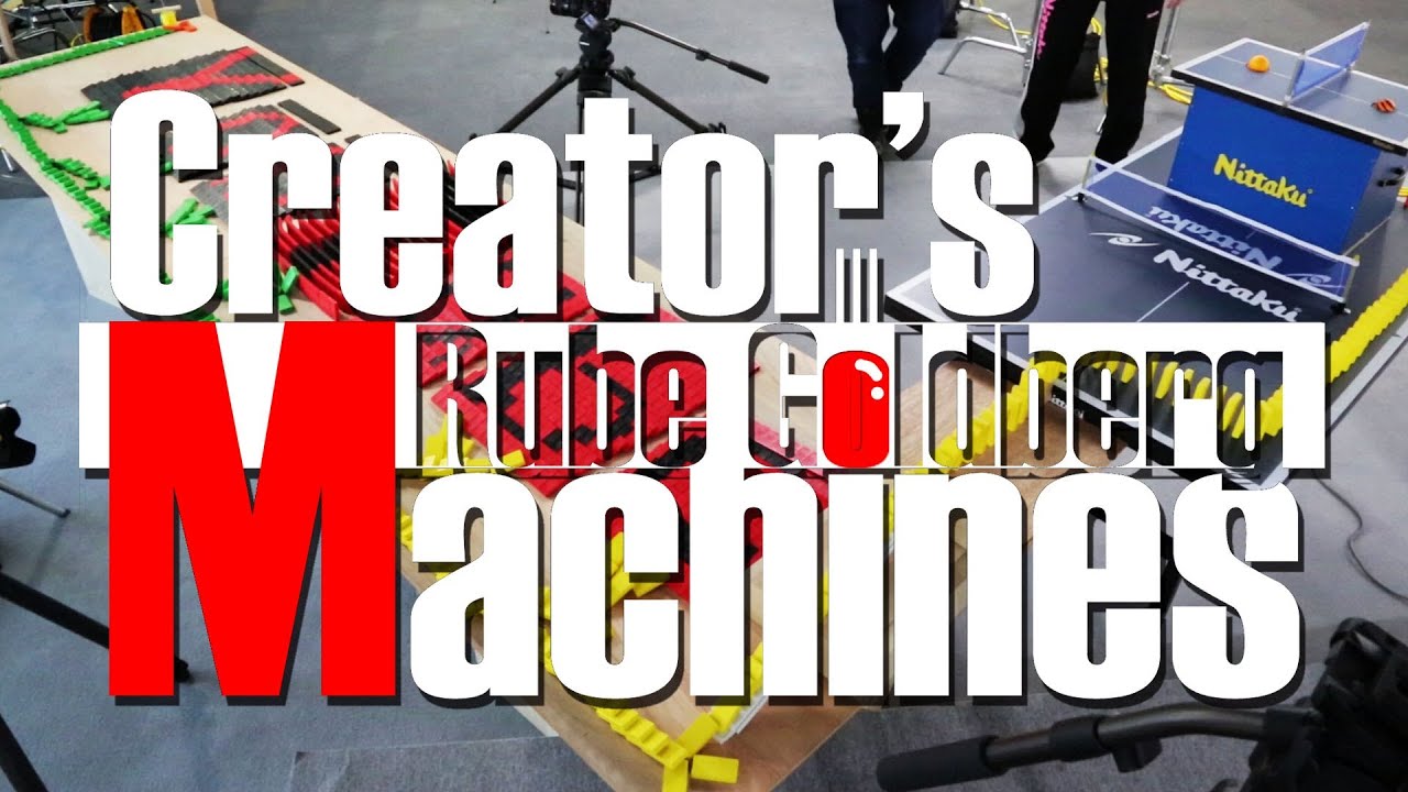 Creator's Rube Goldberg Machines in YouTube Space Tokyo