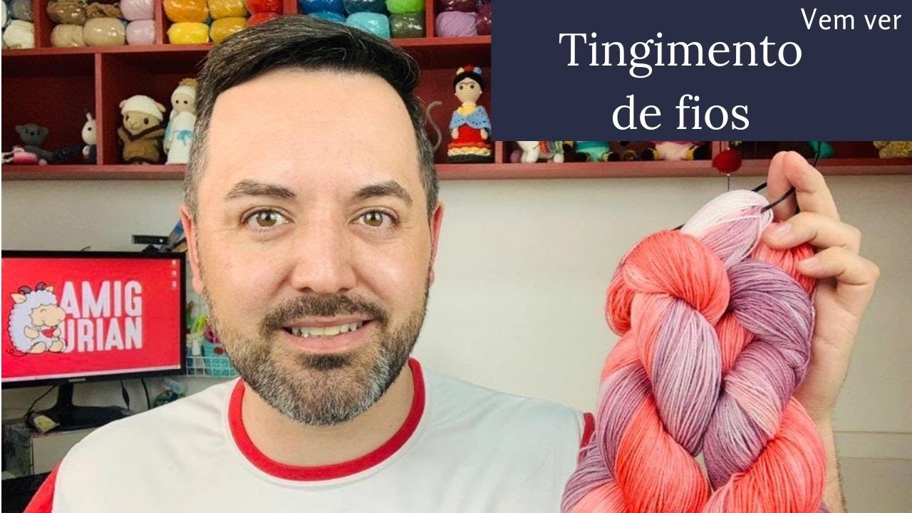 Tingimento de fios naturais