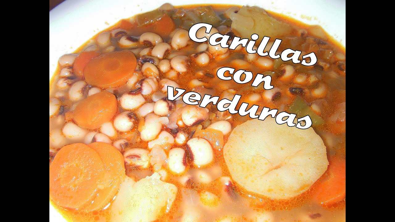 Receta - Alubias carillas con verduras