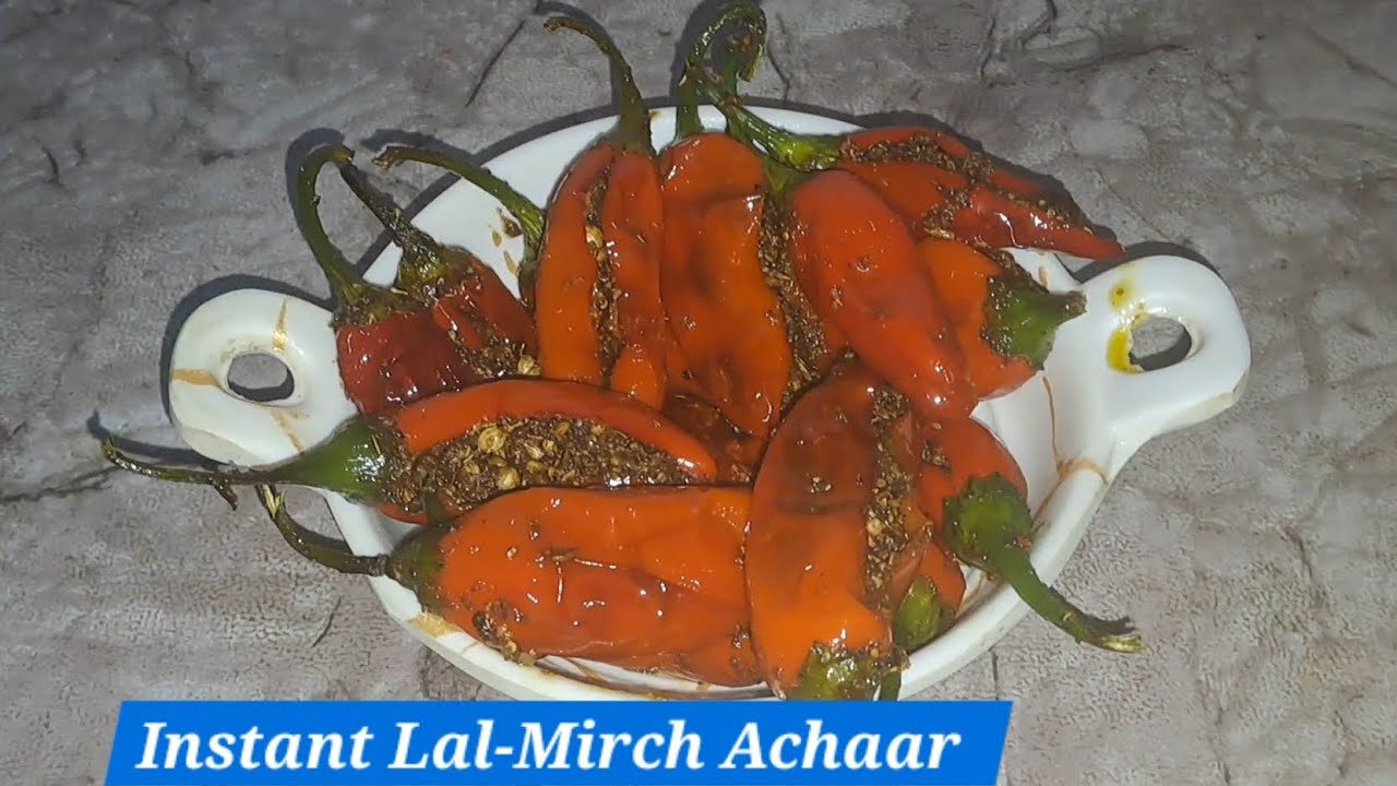 Try This Instant & Spicy Lal-Mirch ka Achaar | Easy to make at home | By Mix Hub |