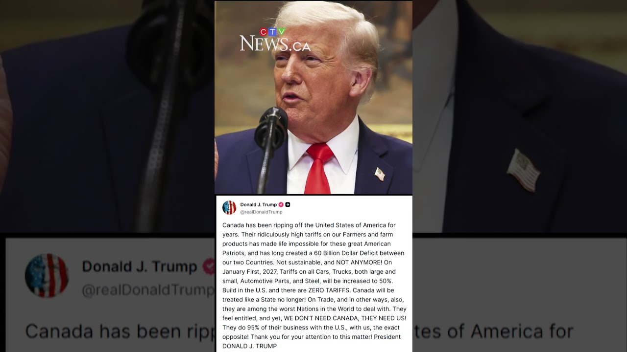 Трамп назвал Канаду &laquo;одной из худших стран для ведения дел&raquo; и пригрозил новыми пошлинами