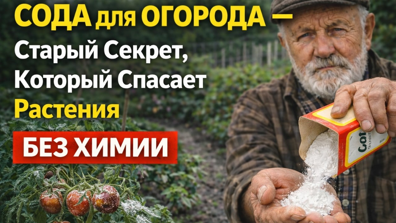 ЭТОТ КУХОННЫЙ ПОРОШОК СПАСАЕТ УРОЖАЙ — А ВЫ О НЁМ НЕ ЗНАЛИ