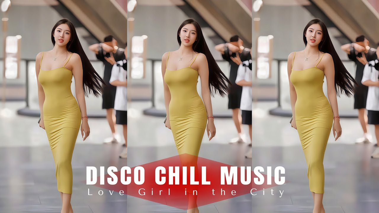 Disco Chill Music | Lovely Girl Wandering the City Lights