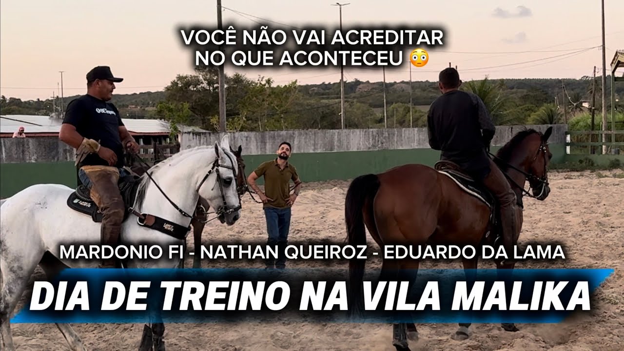 VAQUEJADA AO VIVO | DIA DE TREINO COM MARDONIO FI - NATHAN QUEIROZ E EDUARDO DA LAMA