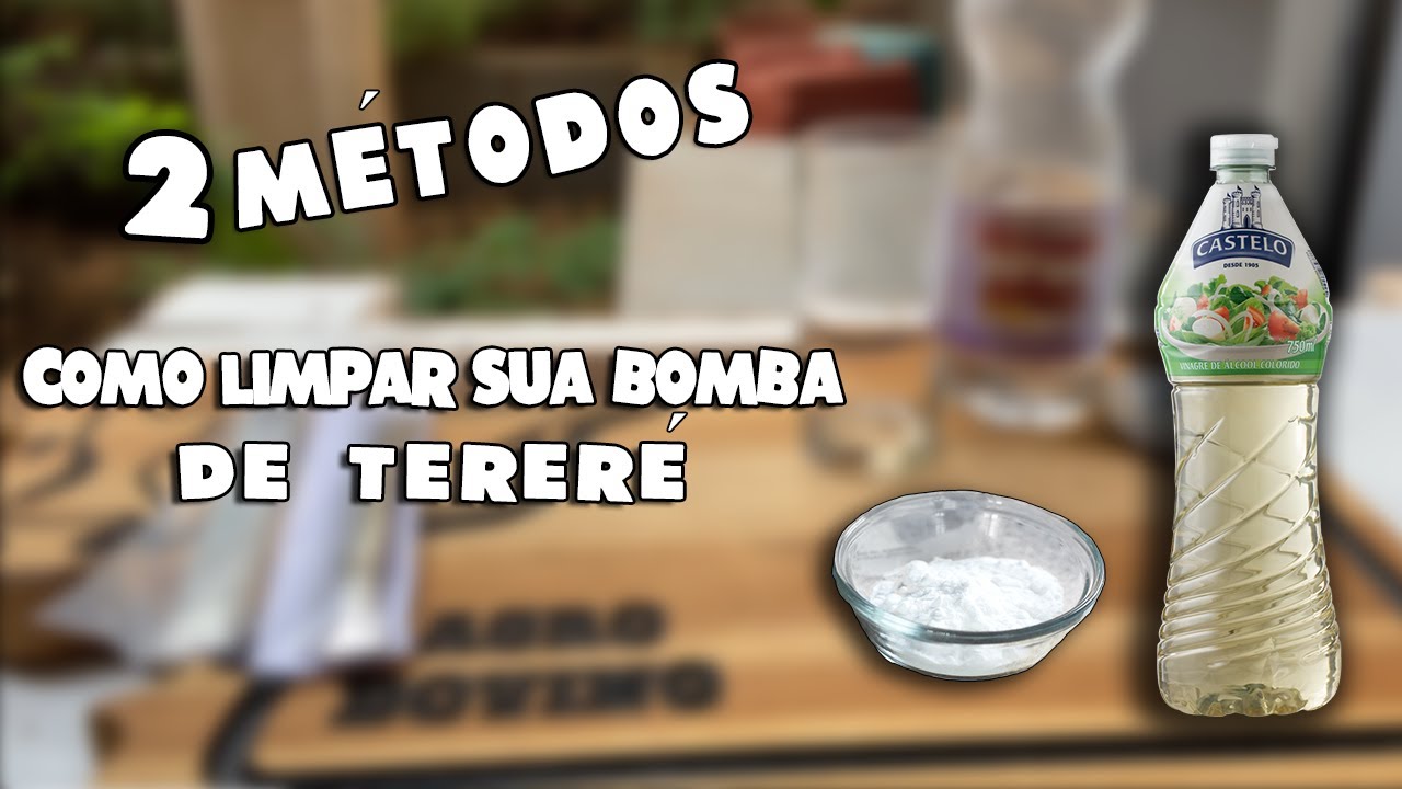 Como limpar sua bomba de Tereré ( 2 MÉTODOS )