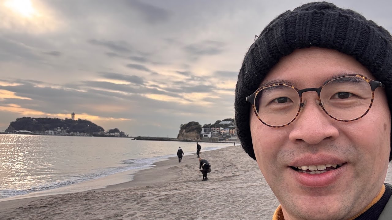七里ヶ浜，鎌倉高校前，Shichirigahama。2026年2月20日