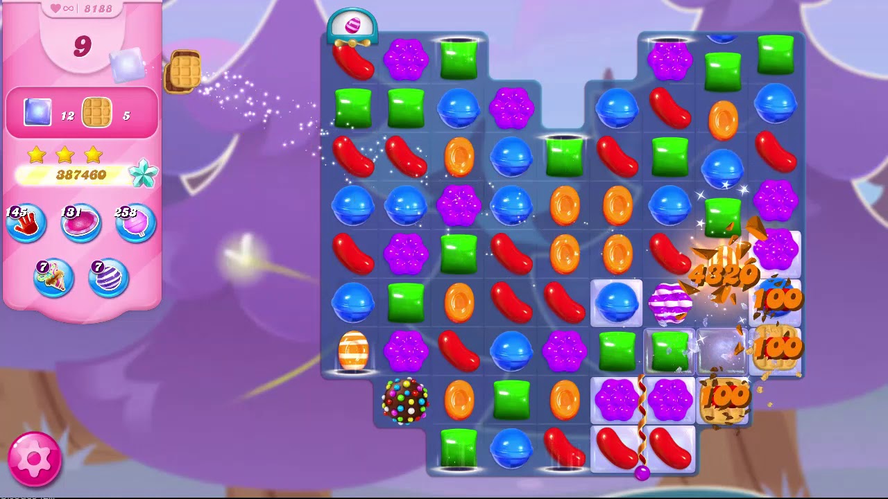 Candy Crush Saga Level 8188 NO BOOSTERS
