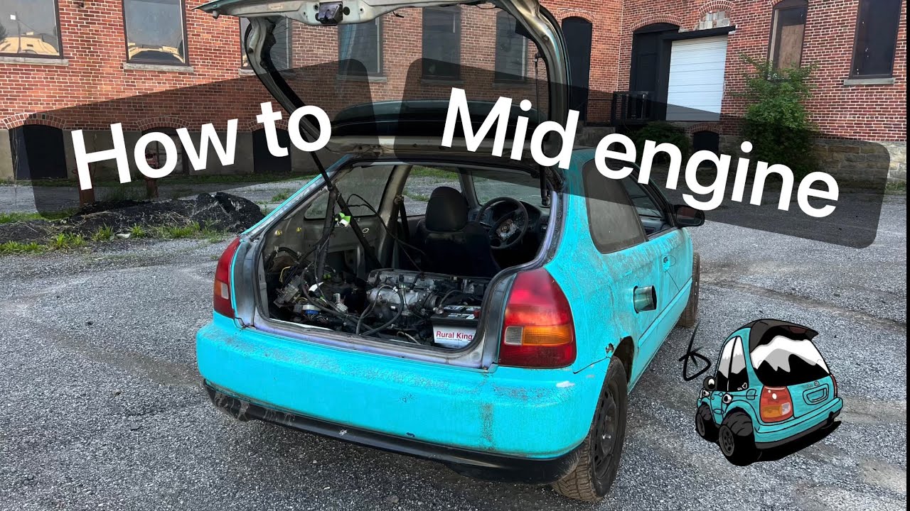 How To mid-engine swap your Honda Civic #sxscivic