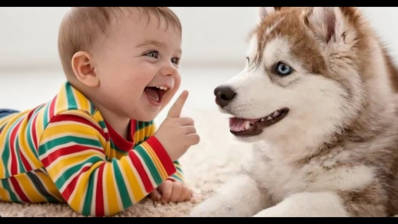 Try Not To Laugh |You'll Fall in Love With This Baby & Dog 🥰
