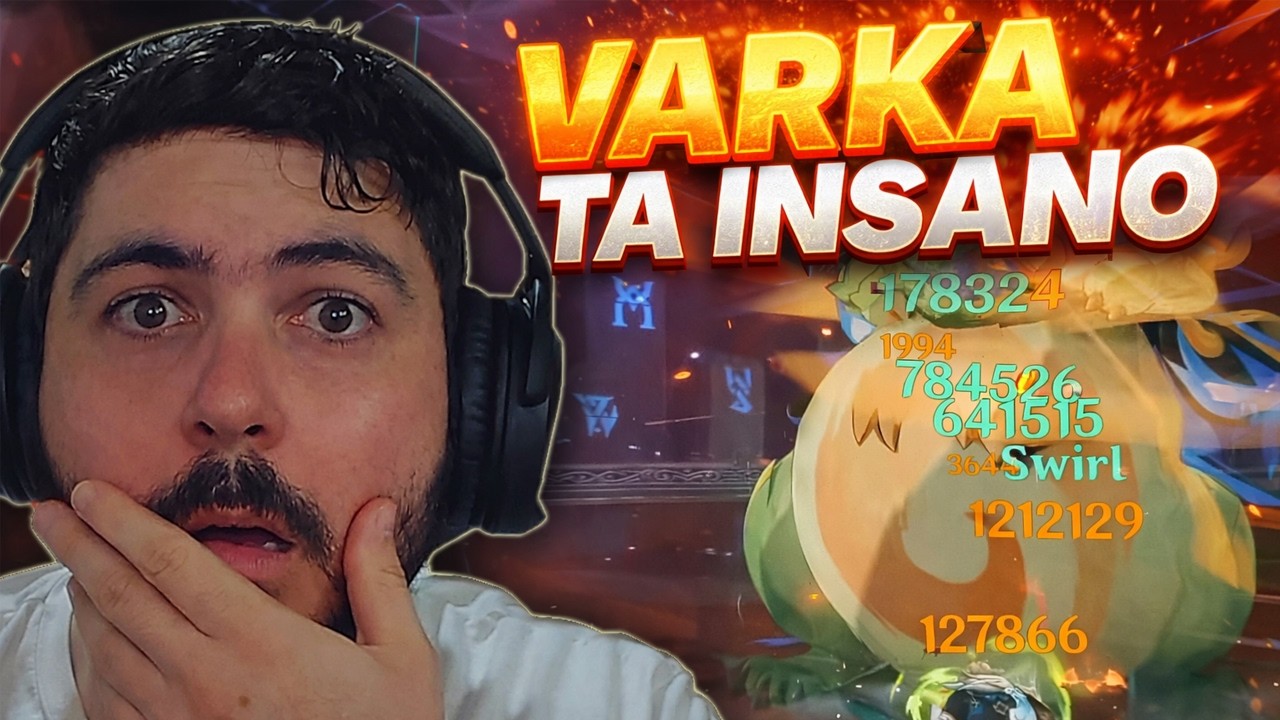 VARKA EARLY ACCESS REACT - A MIHOYO ACABOU COM O VARKA(NEM C6 DA DANO)