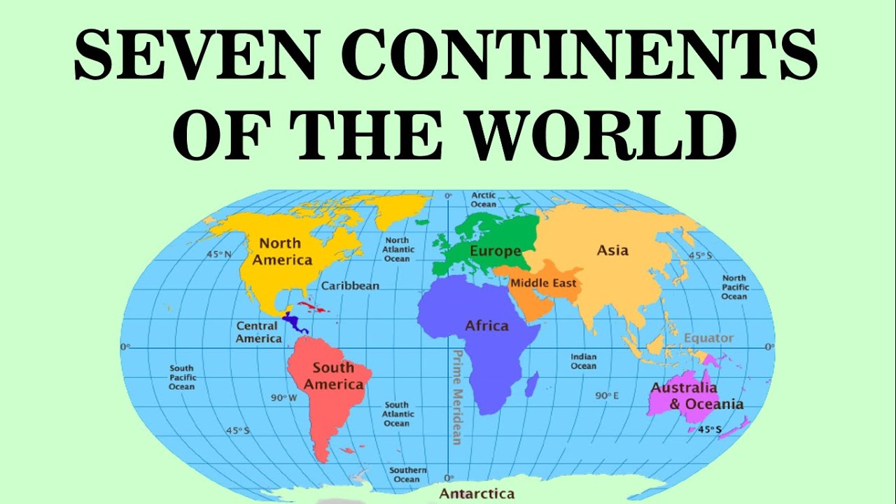 SEVEN CONTINENTS OF THE WORLD | 7 continents in the world | SUPERB MADHU24