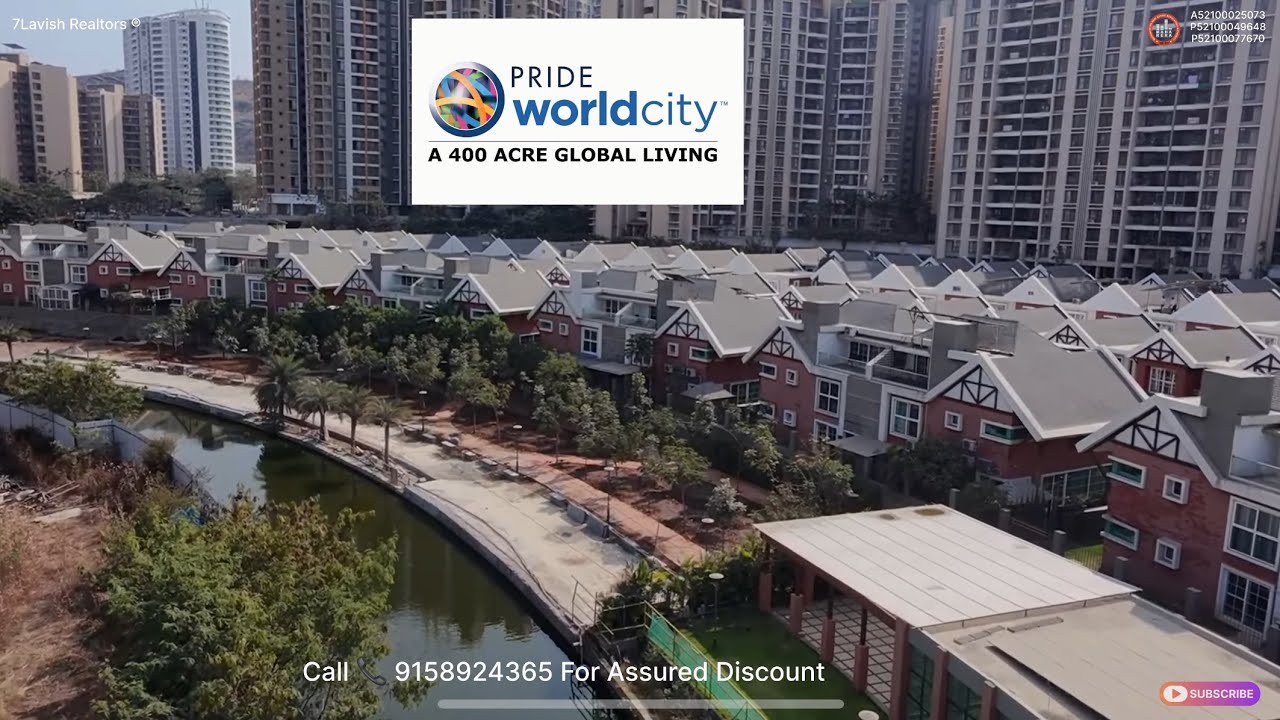 Mini Dubai In India Pune Pride World City 2BHK 3BHK & Duplexes Sample Flat Video 400Acre Of Township