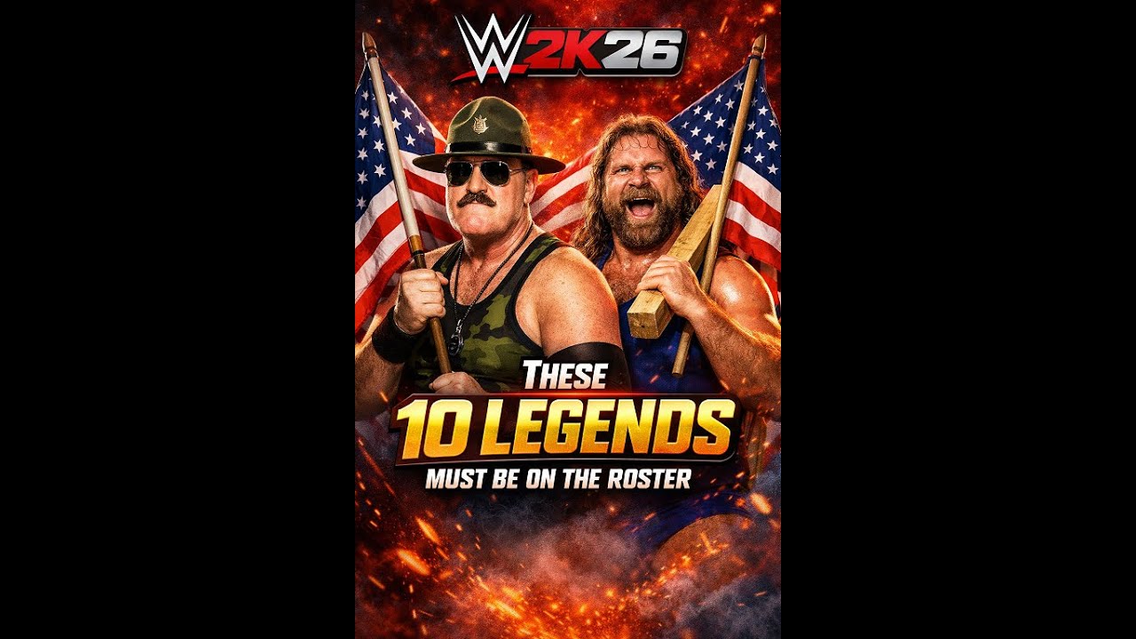 WWE 2K26 These 10 Legends need to be on the Roster 💪💪