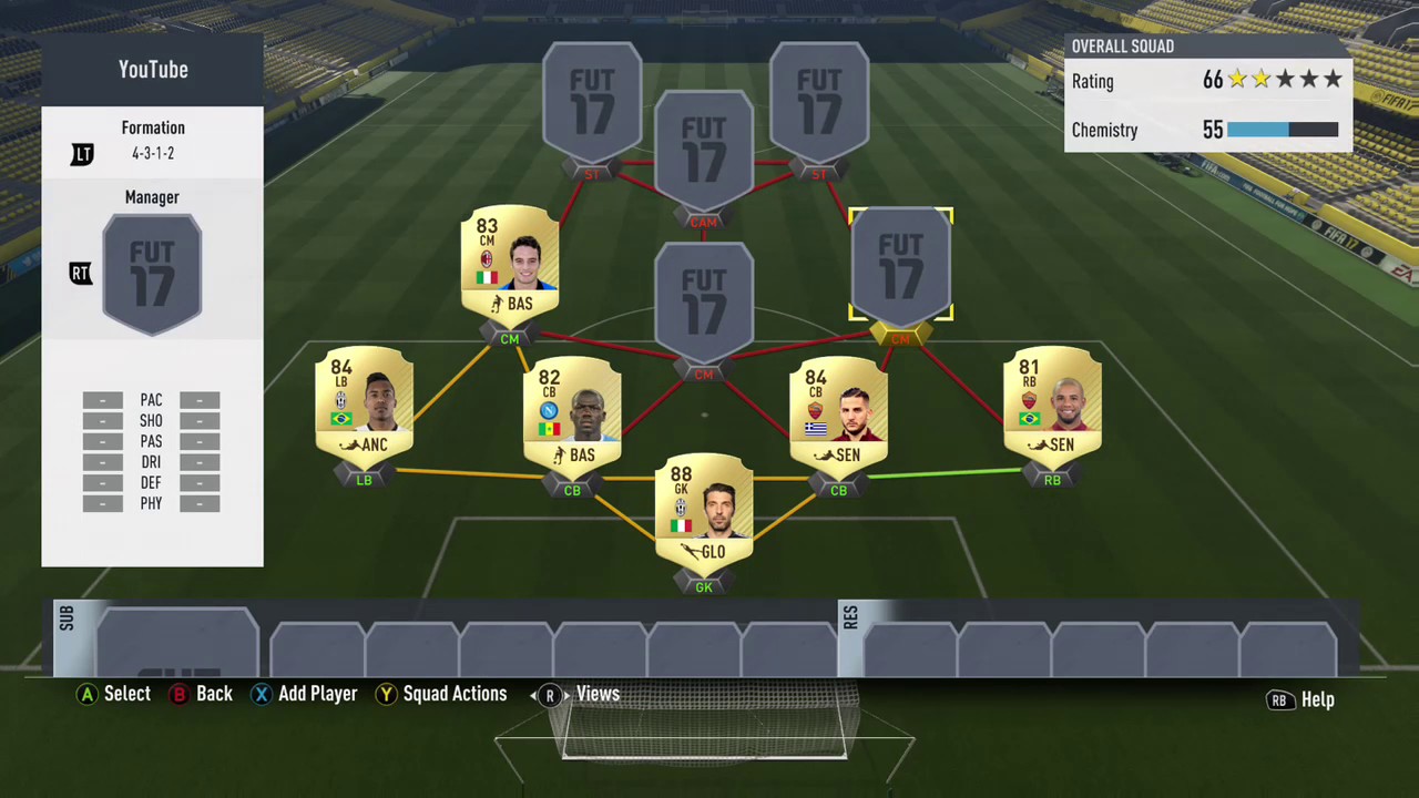 FIFA 17 200K SQUAD BUILDER
