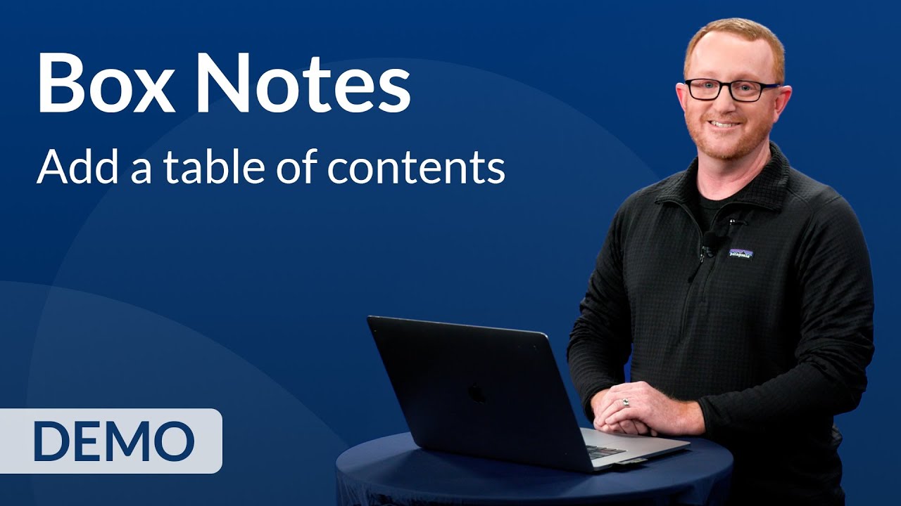 Learn to add a table of contents in Box Notes