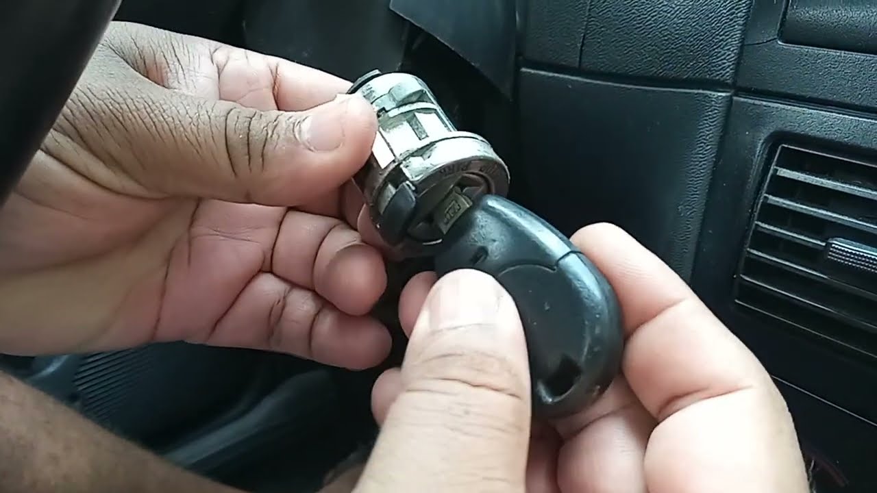 Como Tirar o Cilindro de Ignição da linha Fiat
