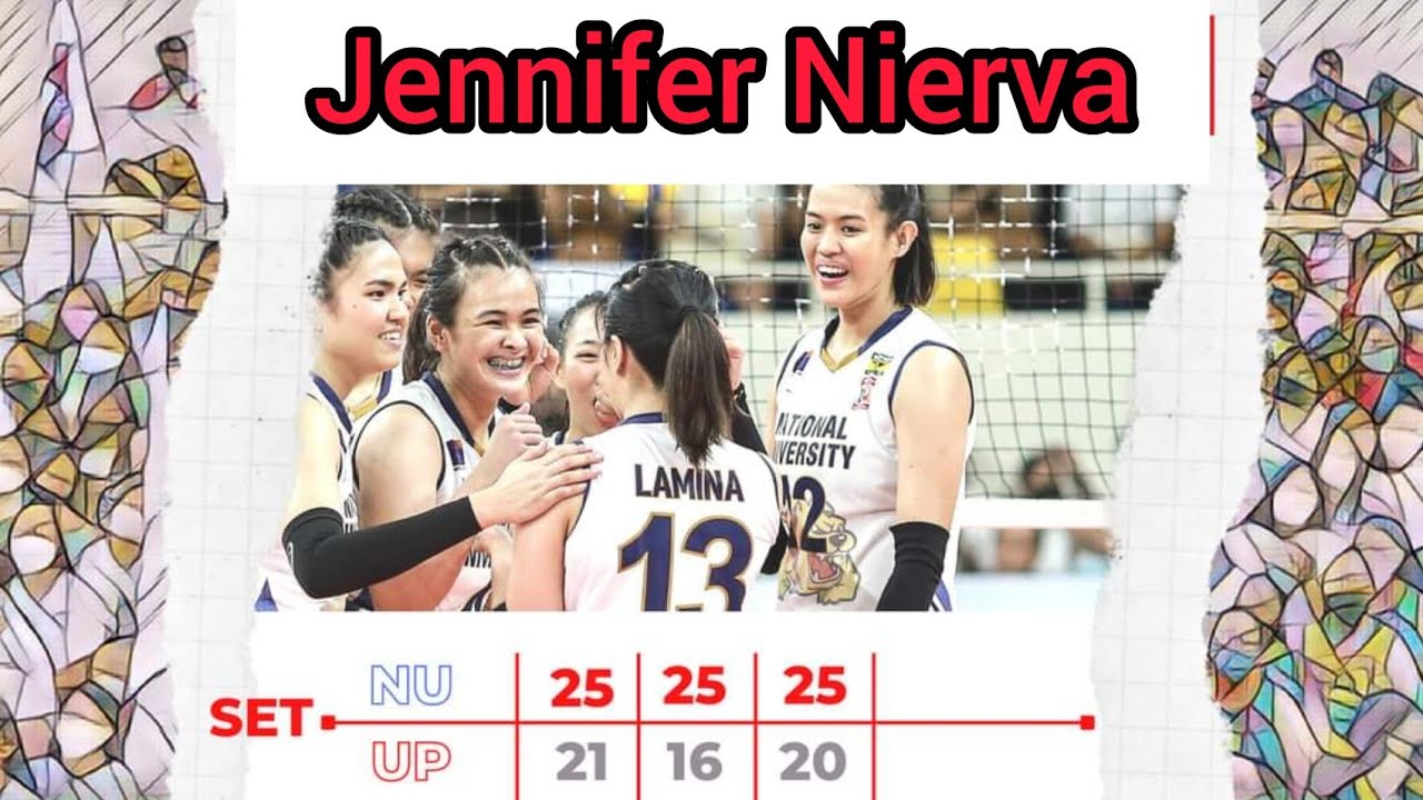 Jennifer NIERVA || NU VS UP 3-0 Galing Nila Sobra 🥰