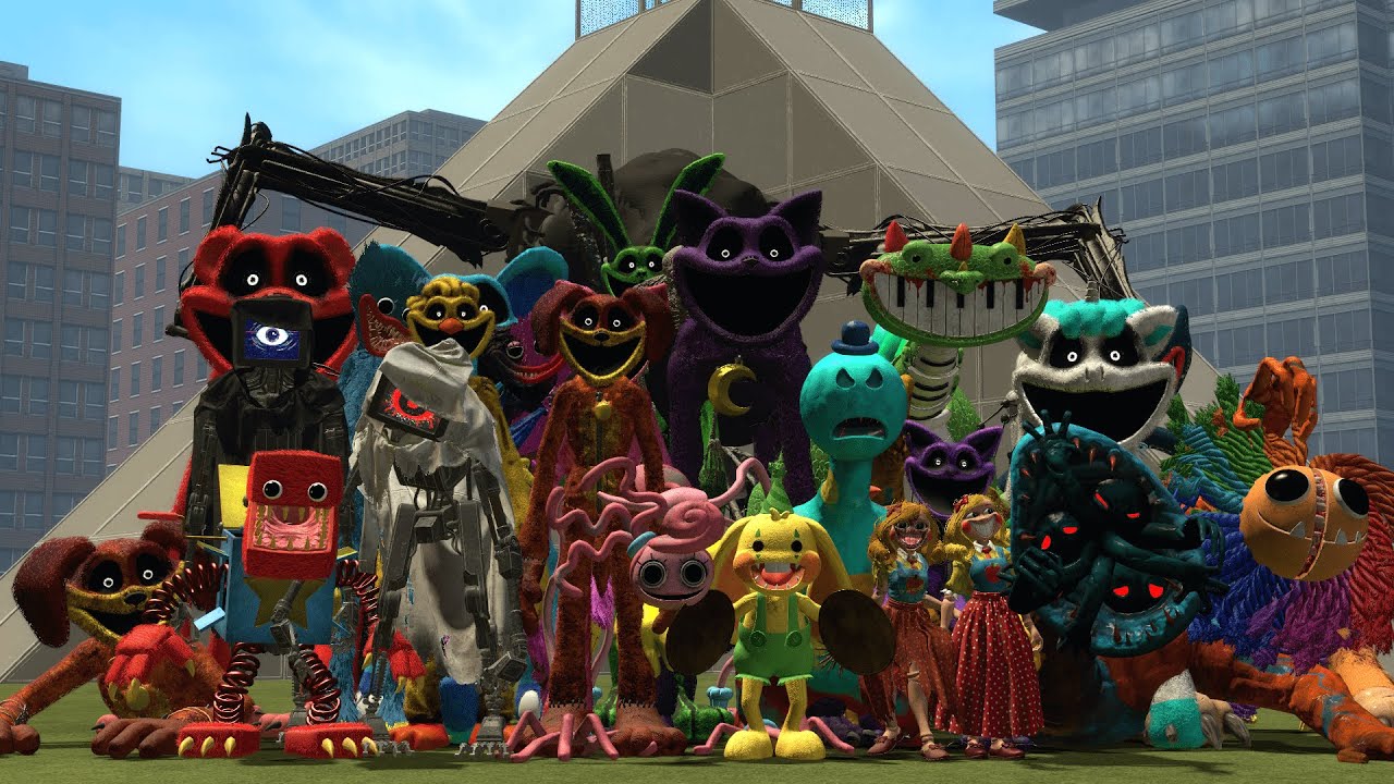 Trapped with the Poppy Playtime Family, Chapter 1, 2, 3 & 4 | Garry's Mod