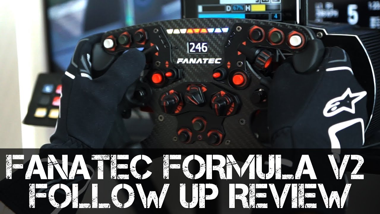FANATEC Formula V2 Wheel - Follow Up Review + F1 2018 Button Mapping