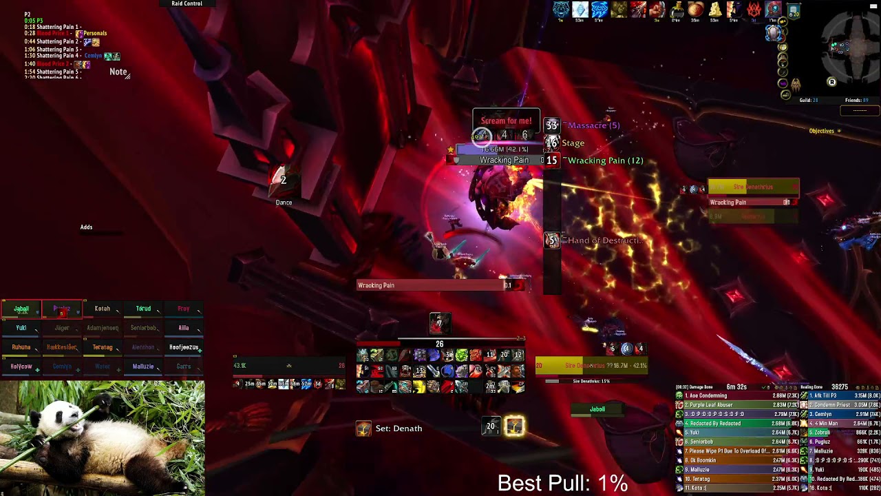 Requiem - Sire Denathrius Mythic - Arms Warr PoV