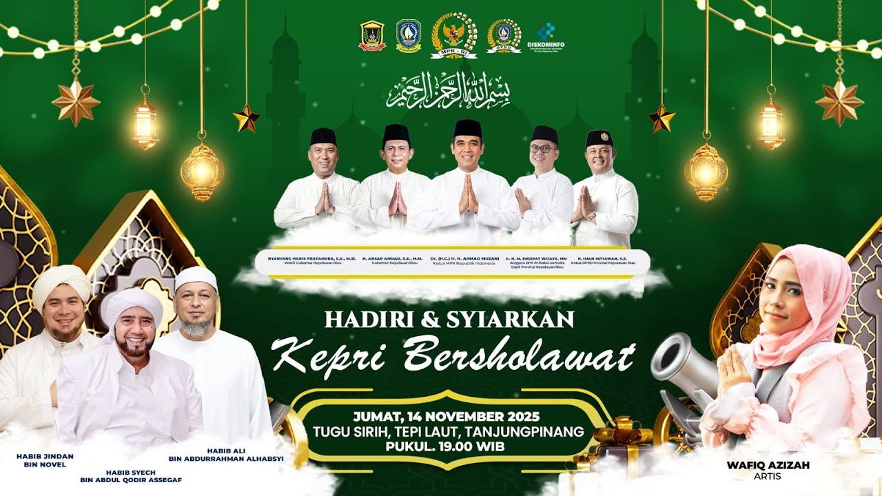 Live: Kepri Bersholawat - Bersama Habib Syech Bin Abdul Qodir Assegaf Tanjungpinang 2025