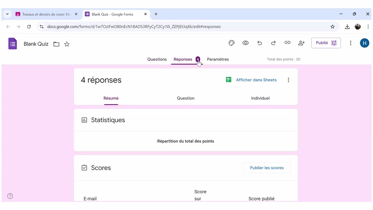 Présentation d’un dispositif d’enseignement à distance via Google Classroom.