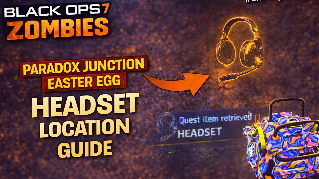 Руководство по поиску наушников в игре Black Ops 7 Zombies Paradox Junction #blackops7 #bo7zombies