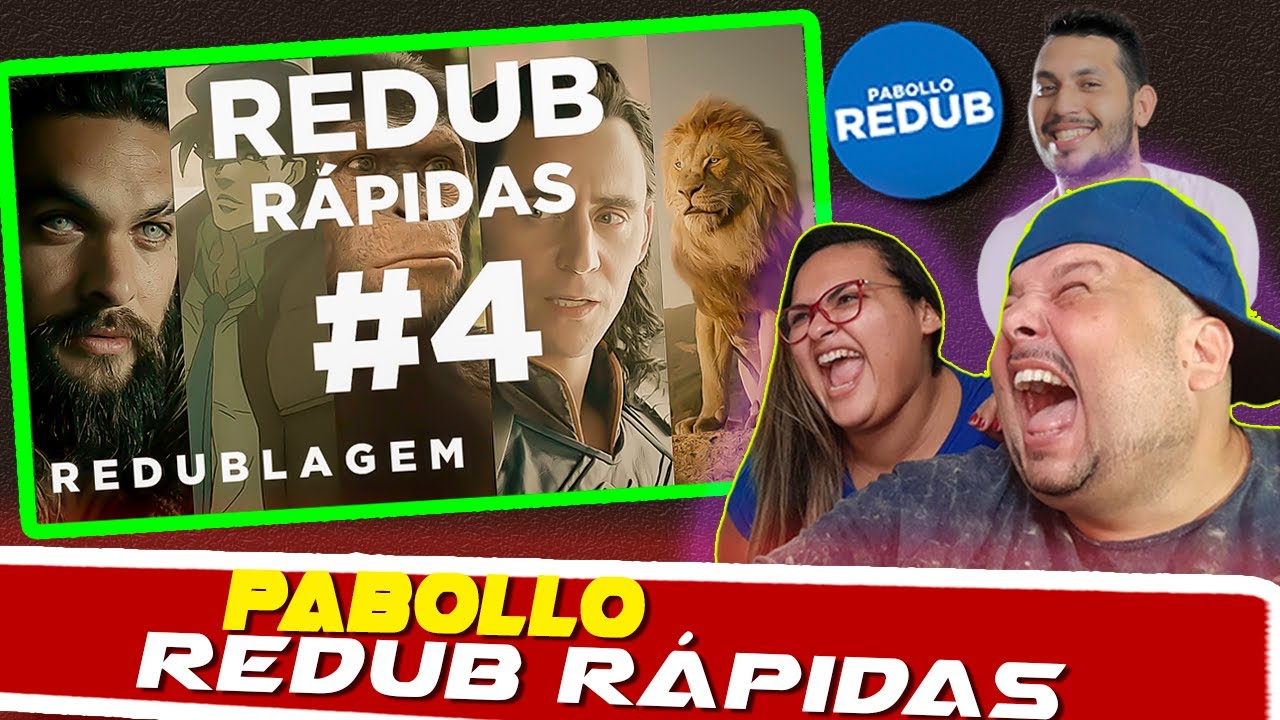 REACT - Redub Rápidas 4 (Paródia Redublagem)  @Pabollo @OoutrocanaldoPabollo #react